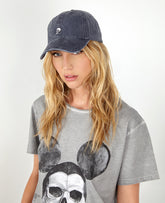 WASHED CAP NAVY - BLUE